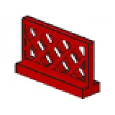 Part 3185 Red Fence 1 x 4 x 2 